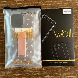 *BRAND NEW-UNOPENED Walli iphone 14 Pro Max Case & Screen Protector